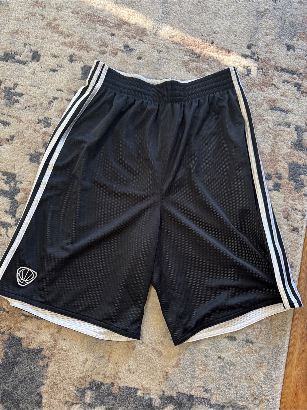 Adidas large basketball shorts